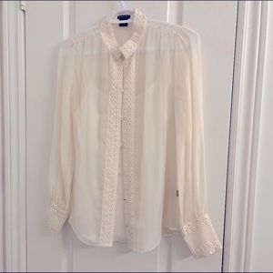 Club monaco silk shirt
